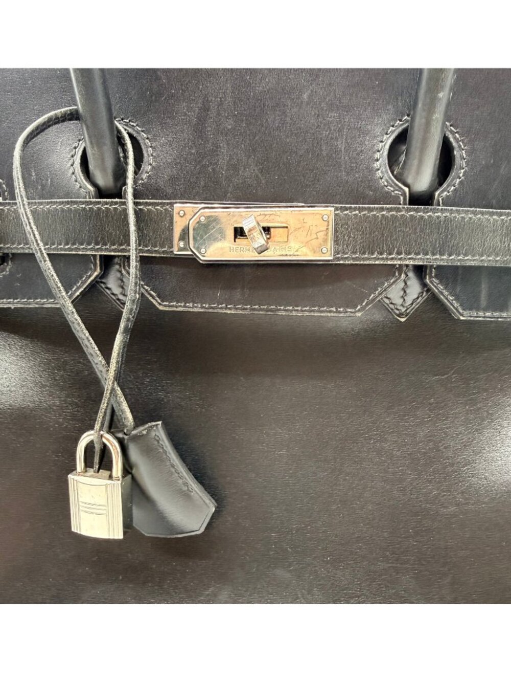Hermes Birkin 35 Retourne Noir Box Calf - Picture 6 of 13